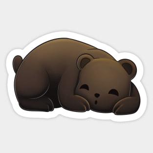 Cute Black Bear Sticker